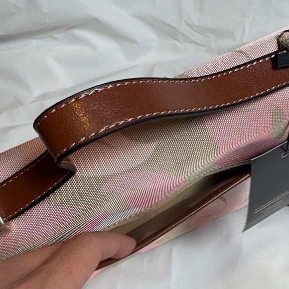 NWT Hawaiian Floral Pink and Brown Women's Bag - Picture 5 of 6